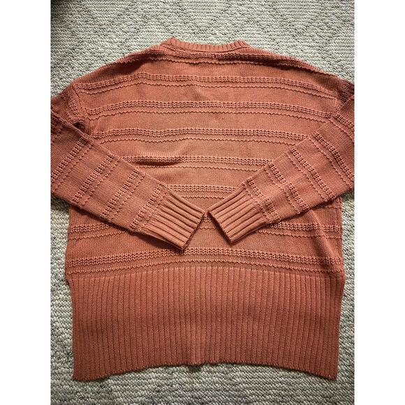 NWT Cupcakes And Cashmere Cream Pullover Round Neck Textured Sweater - Picture 2 of 4